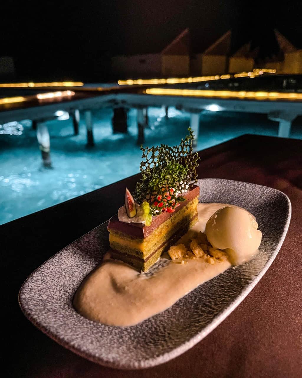Mövenpick Resort Kuredhivaru Maldives Bodumas Restaurant Dessert