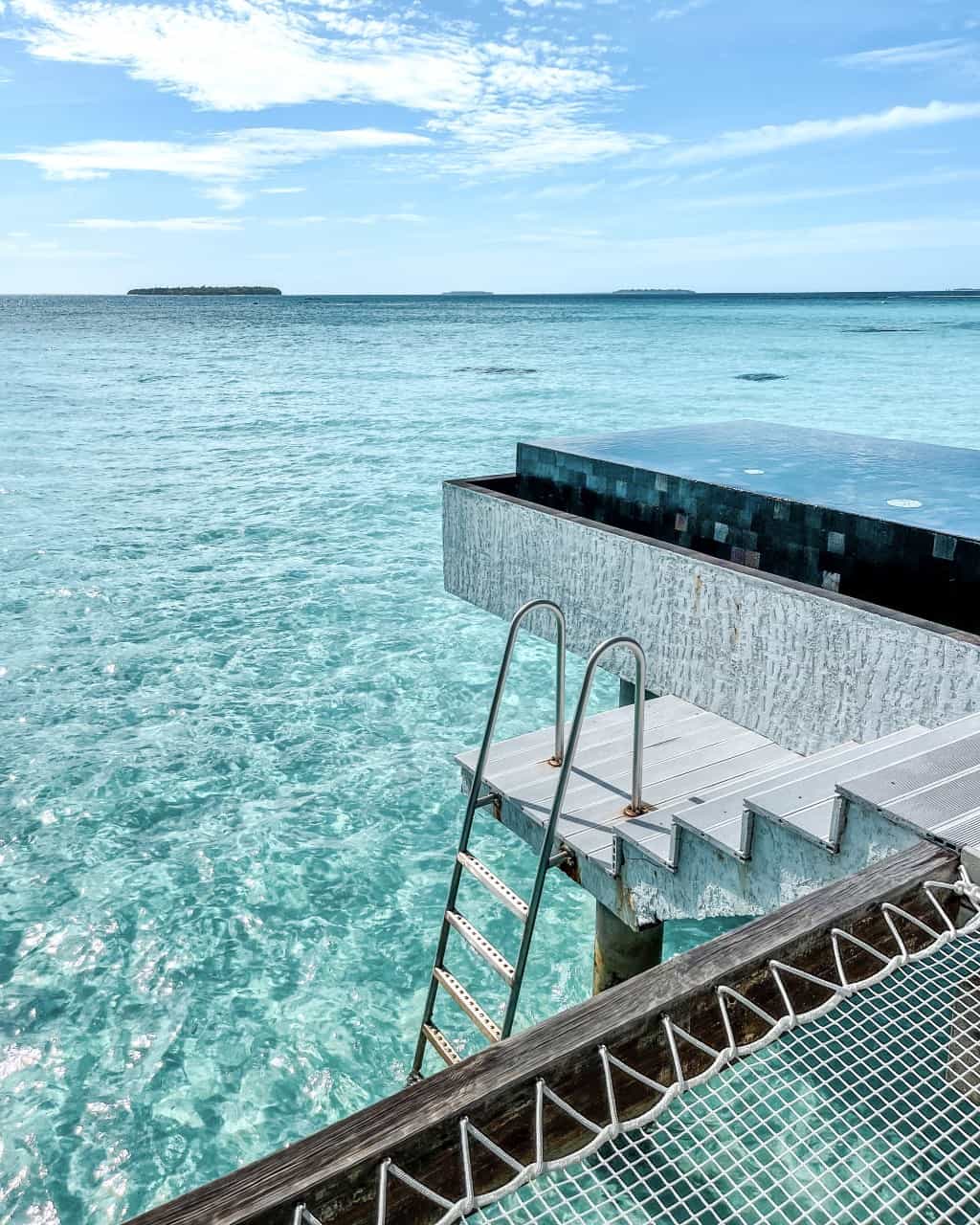 Mövenpick Resort Kuredhivaru Maldives Overwater Pool Villa View