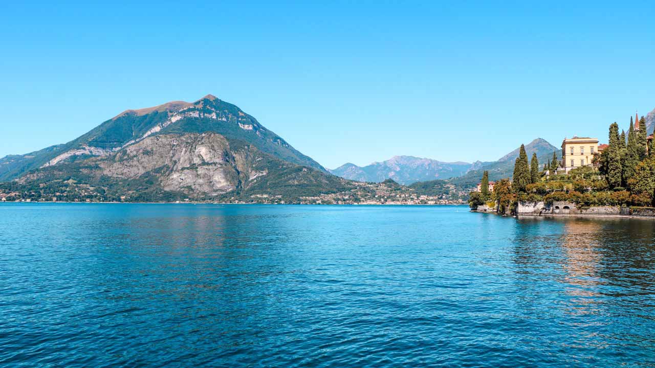 Scenic View over Lake Como
